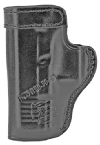 Don Hume H715M Clip-On Holster Inside The Pant Fits Glock 19 Right Hand Black Leather J168740R