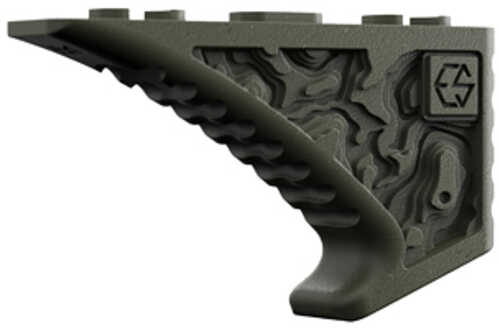 Edgar Sherman Design Enhanced Fore Grip Mlok Compatible Matte Finish Ranger Green Efg-1.5-rg