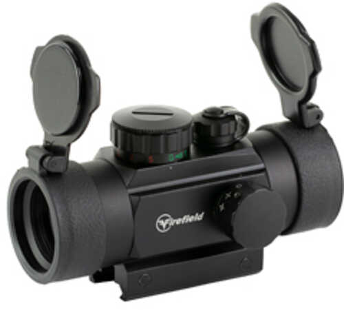 Firefield Agility Red Dot Sight 1X30MM Multi-Reticle Red/Green IPX6 Waterproof Integrated Mount Matte Finish Black Inclu