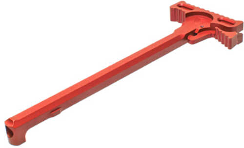 Fortis Manufacturing Inc. Hammer Charging Handle Red Anodized Fits AR-15 556-HAMMER-ANO-RED