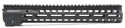 Geissele Automatics 05573B Super Modular Rail MK14 13.50" M-LOK, Black Aluminum For AR Platform, Barrel Nut Included