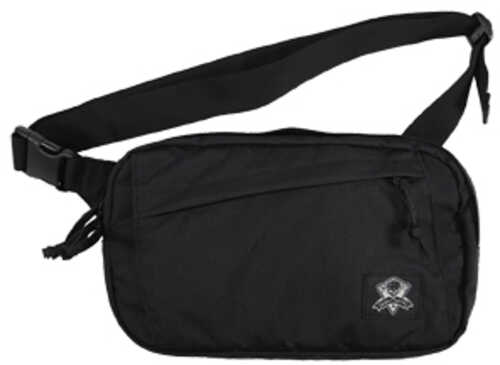 Grey Ghost Gear Crossbody Bag Nylon Construction Matte Finish Black GTG5942-2