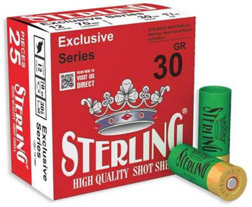 Sterling Exclusive Series 12 Gauge 2.75" #5 1 1/6 oz Shot Shell 25 Round Box 8698779950613