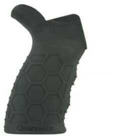 HEXMAG Tactical Rubber Grip Fits AR-15 Black HX-HTG-BLK