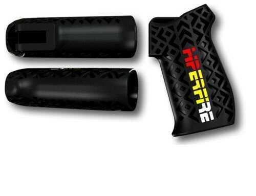 Hiperfire Hipergrip TL Texture With Colored Logo Pistol Grip Black Finish Screw And Washer Included Fits AR-15/AR-1