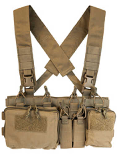 Haley Strategic Partners D3cr-h Chest Rig Supports .308 Platforms Nylon Construction Coyote Brown Includes (4) Rifle Mag