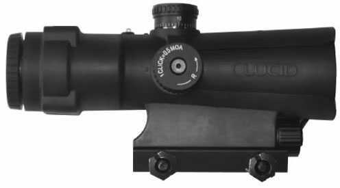 Lucid P7 Reticle, Rifle Scope, 4X30mm, Magnified Combat Optic, Matte Black Finish L-4XP7