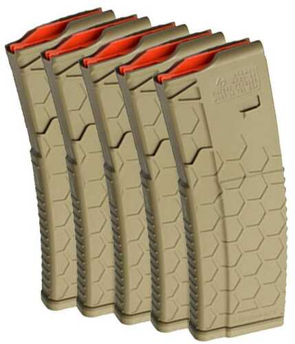 Hexmag Magazine 223 Remington/556 Nato 10 Rounds Fits Ar Pattern Rifles Polymer Flat Dark Earth Hx1020-ar15-fde