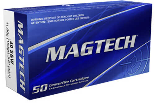 Magtech Sport Shooting 40S&W 180 Grain Jacketed Hollow Point 50 Round Box 40A