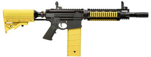 PepperBall VKS Carbine Semi-Automatic Ball Launcher 68 Caliber 14" Barrel Matte Finish Yellow A2 Grip Adjustable