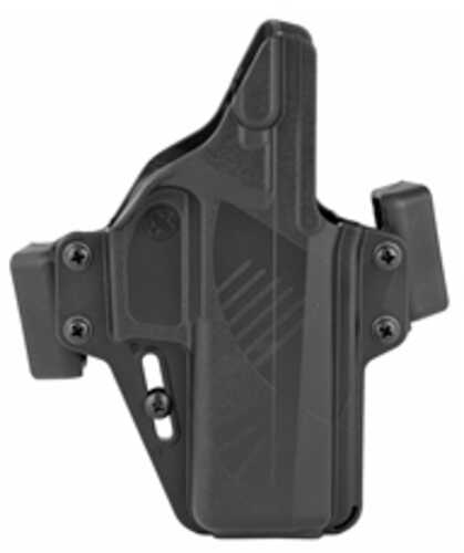 Raven Concealment Systems Perun OWB Holster 1.5" Fits Sig Sauer P320C/X-Carry Ambidextrous Black Nylon/Polymer PXP320C