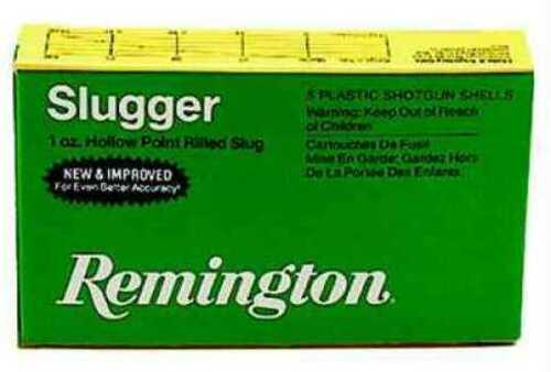 12 Gauge 2-3/4" Slug oz 5 Rounds Remington Shotgun Ammunition