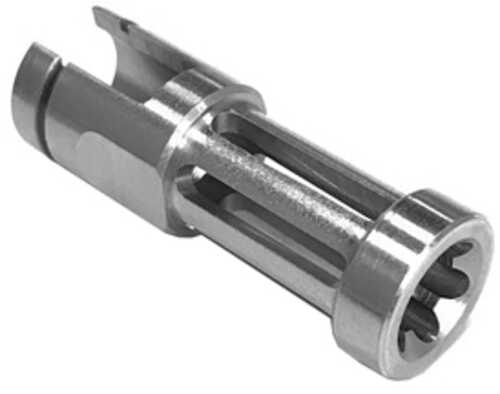Samson Flash Hider Natural Stainless Steel With 2.50" OAL & .860" Diameter For Ruger 10/22