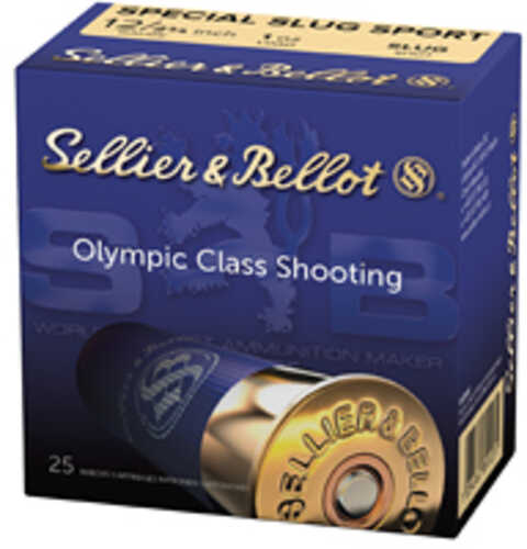 Sellier & Bellot Special Slug 12GA Shotshell 2.75" 1 oz Buckshot 25 250 SB12SLUG