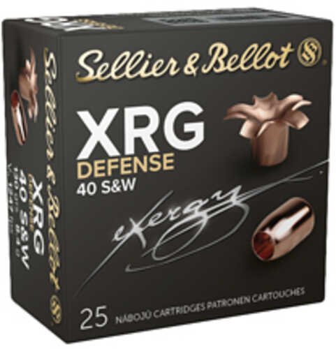 Sellier & Bellot XRG 40 S&W 130 Grain Jacketed Hollow Point 25 Round Box SB40XA