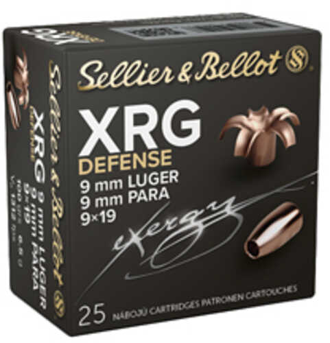 9mm Luger 100 Grain Hollow Point 25 Rounds Sellier & Bellot Ammunition