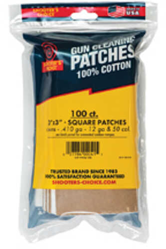 Shooter's Choice Shooters Choice Cleaning Patch 3" 100 Pack