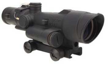 Trijicon 100502 ACOG 3.5x 35mm Obj 28.9 ft @ 100 yds FOV 30mm-35mm Tube Black Matte Finish Illuminated Crosshair 308 Gre