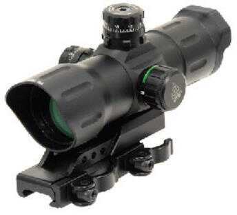 Leapers Inc. - UTG Sight 6" 38mm Fits Picatinny Black Finish Red/Green CQB T-Dot ITA-Instant Target Aiming with Offset Q