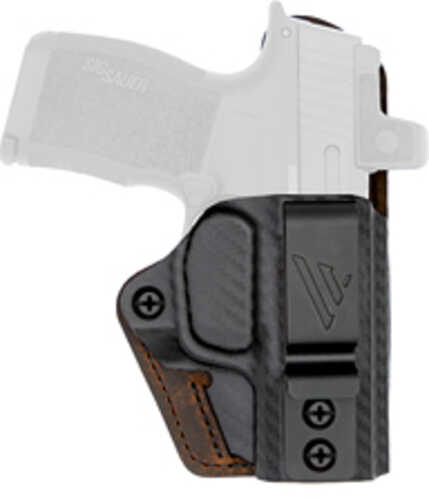 Versacarry Compound Custom Holster Inside Waistband Holster Right Hand Fits S&W Shield EZ Distressed Leather and Polymer