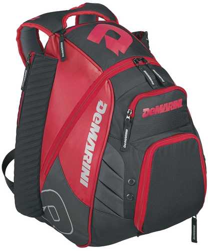 DeMarini Voodoo Rebirth Baseball Backpack-Scarlet