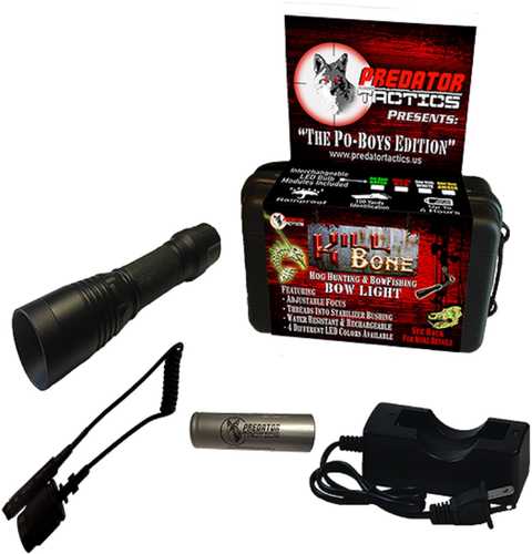 Predator Tactics KillBone Po-Boys 4 LED Light Gn/Am/Rd/Wt