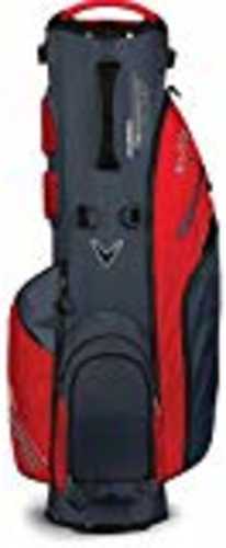 Callaway Fusion Zero Stand Bag - Titanium/Red/White