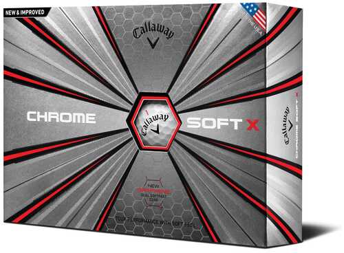 Callaway Chrome Soft X Golf Balls 12-Pack White