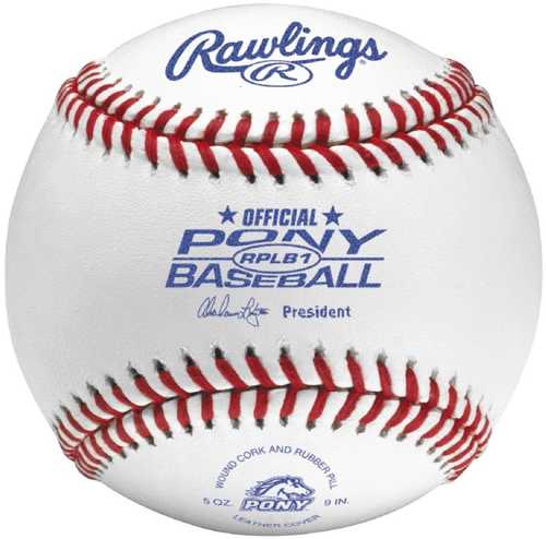 Rawlings Pony League Competition Grade Baseball-Dozen