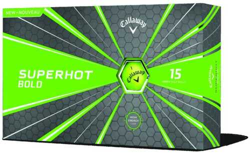 Callaway Superhot 18 Golf Balls - 15 Pack Bold Green