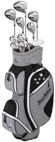 Tour Edge 2020 Lady Full Set Turquoise Grey White Petite