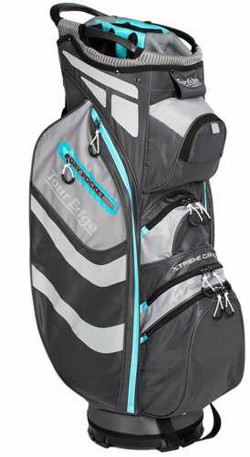 Tour Edge Hot Launch Xtreme Stand 5.0 Bag-silver-blue