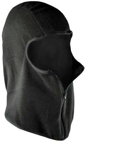 Zan Headgear Balaclava Microfleece With Zipper Black