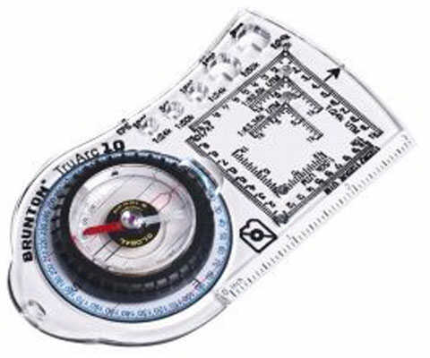 Brunton TruArc5 Baseplate Compass Global Needle MapMagnifier Mn# F-TRUARC5