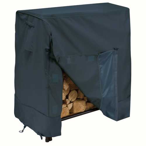 Classic 4 Foot Log Rack Cover - Black