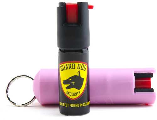Guard Dog Hard Case Keychain Pepper Spray - Pink