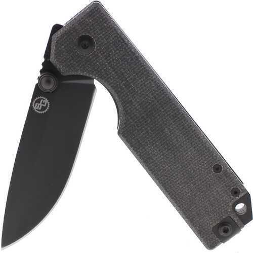 StatGear Ausus Folder 3.5in Black Blade Micarta Handle