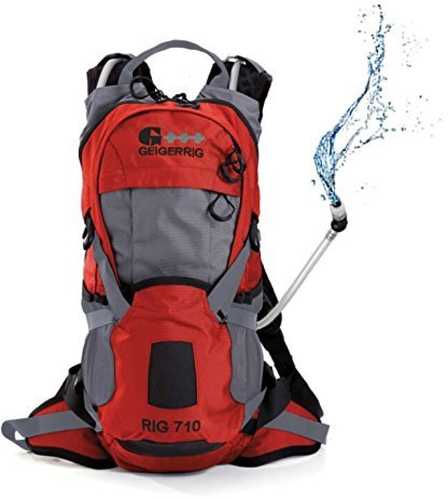 Geigerrig 710 Hydration Pack Orange-Gun Metal