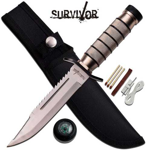 Survivor Fixed 5.0 Blade Aluminum Handle