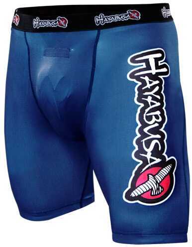 Hayabusa Haburi Compression Shorts Blue 36In Xl