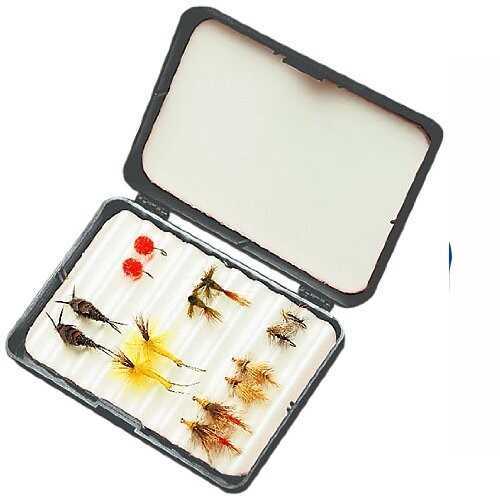 Caddis 5.25"X4.0"X1.25" Fly Box, Medium