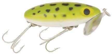 Arbogast Jittrbug Jnt 3/8 Frog Wht Bly