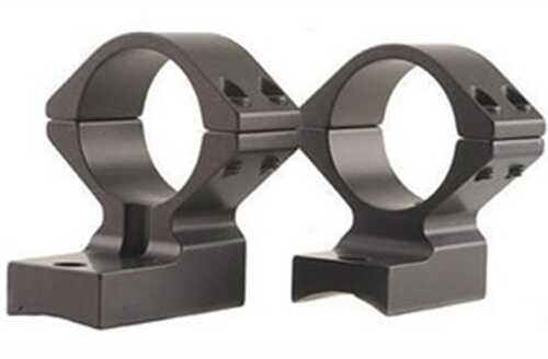 Talley 930707 Ring/Base Combo Low 2-Piece Base/Rings For Ruger 10/22 Black Matte Anodized Finish 1" Diameter