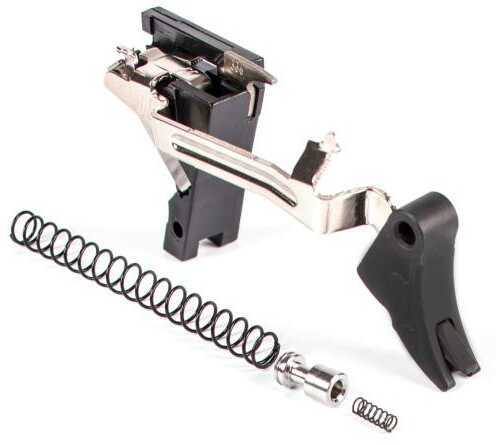 ZEV CFTPRODRP3G9BB Pro Trigger Drop-In Kit with Black Safety Compatible for Glock 17 17L 19 26 34 Gen 1-3 Curve