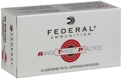 38 Special 130 Grain Full Metal Jacket 50 Rounds Federal Ammunition