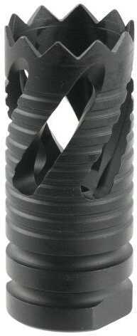 TacFire MZ1021 Thread Crown 223 Rem/5.56 NATO Muzzle Brake 1/2"-28 tpi Black Oxide Steel