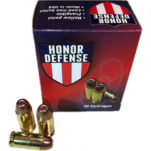 40 S&W 125 Grain Hollow Point 20 Rounds Honor Defense Ammunition