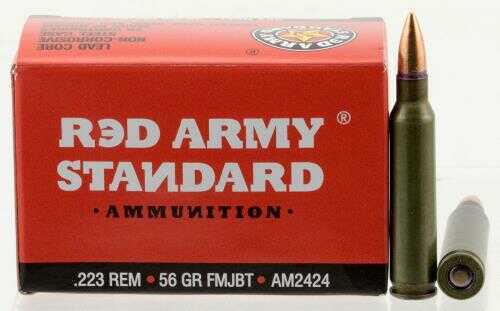 223 Rem 56 Grain Full Metal Jacket 20 Rounds Century Arms Ammunition 223 Remington