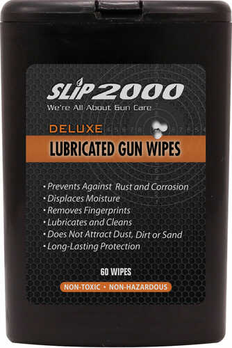 Slip 2000 (SPS Marketing) 60614 Deluxe Lubricated Gun Wipes