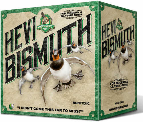 Hevishot 18706 Hevi-Bismuth Waterfowl 28 Gauge 2.75" 1 Oz 6 Shot 25 Bx/ 10 Cs